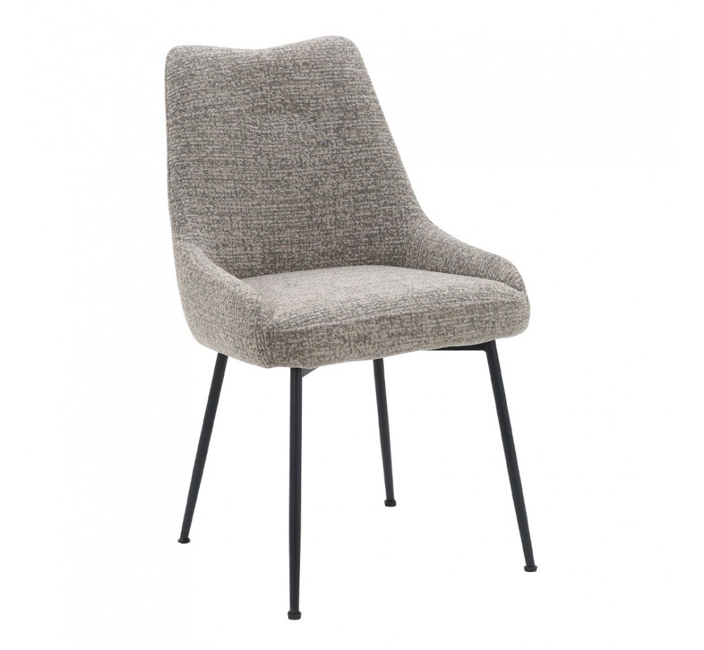 DON CHAIR BROWN LIGHT YELLOW 52x57xH86,5cm