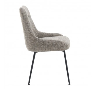 DON CHAIR BROWN LIGHT YELLOW 52x57xH86,5cm 2