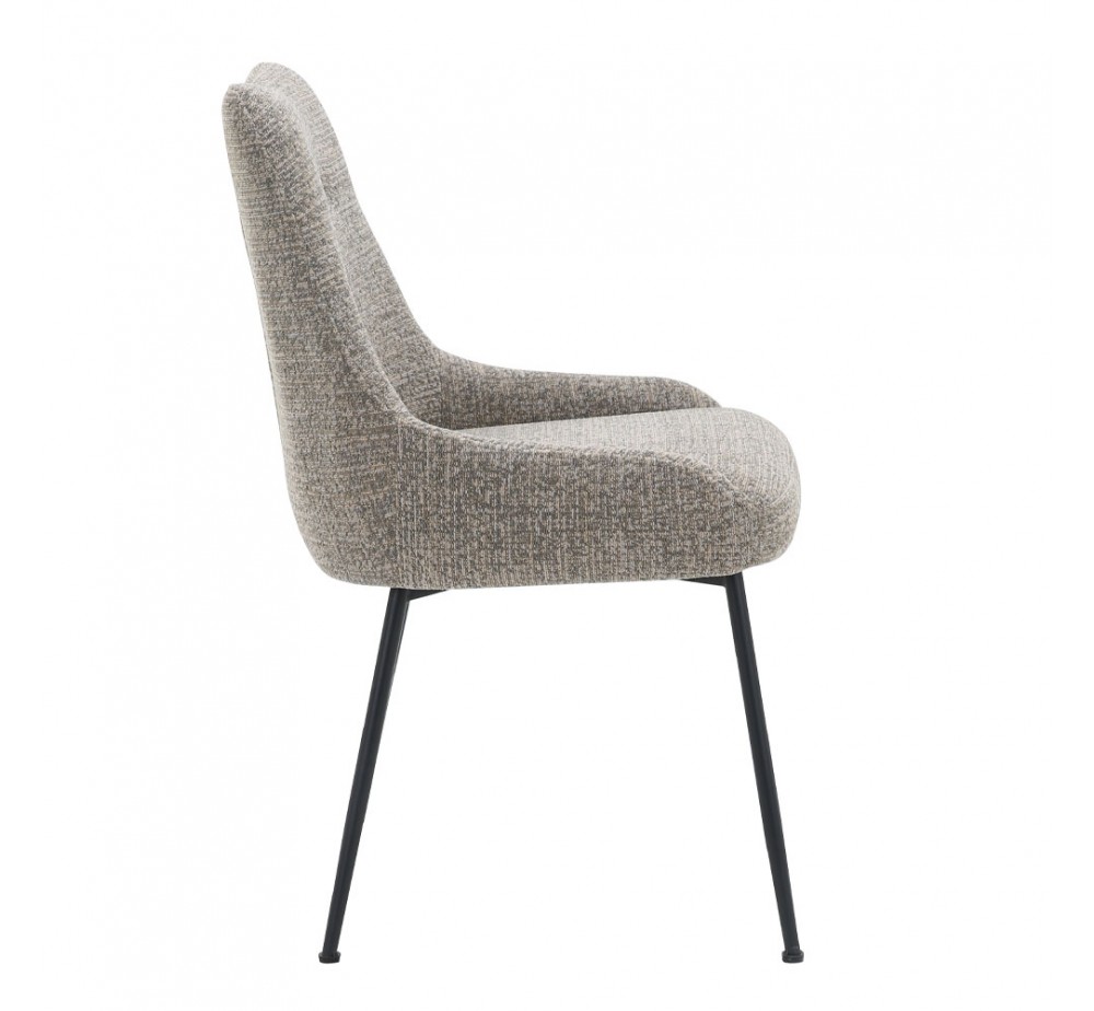 DON CHAIR BROWN LIGHT YELLOW 52x57xH86,5cm