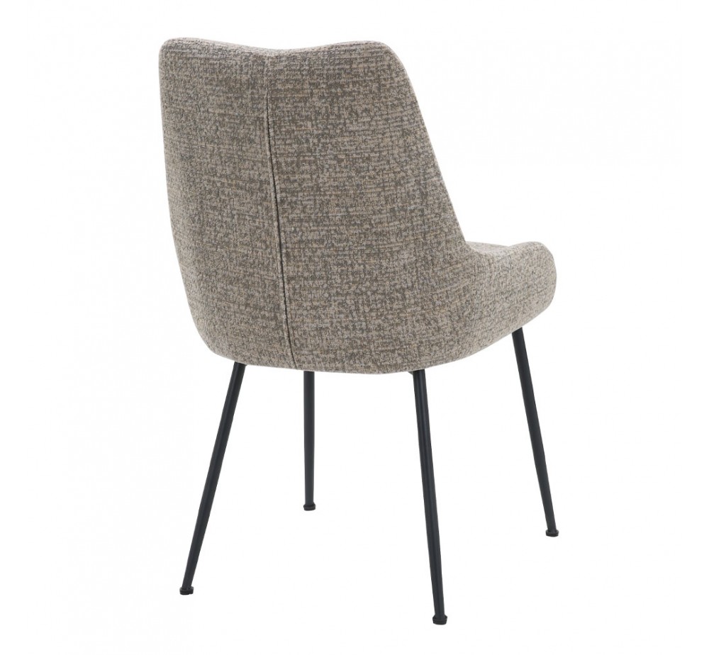 DON CHAIR BROWN LIGHT YELLOW 52x57xH86,5cm