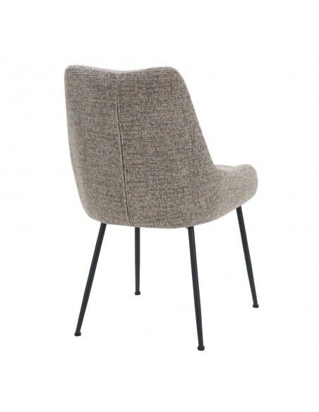 DON CHAIR BROWN LIGHT YELLOW 52x57xH86,5cm
