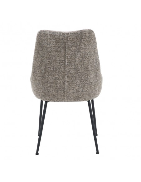 DON CHAIR BROWN LIGHT YELLOW 52x57xH86,5cm