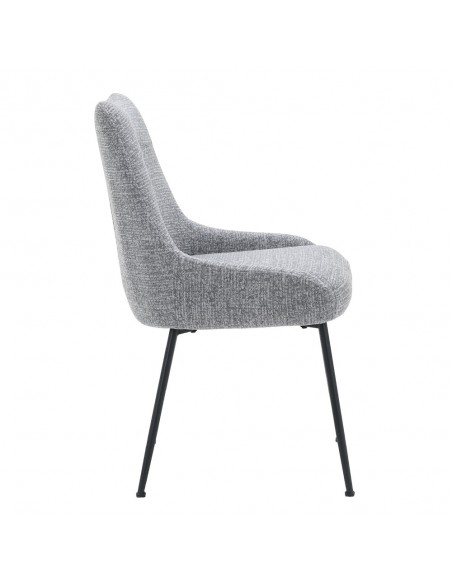 DON CHAIR GREY 52x57xH86,5cm