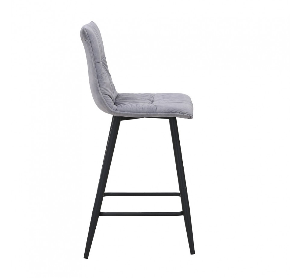 LINEA ΣΚΑΜΠΟ BAR ΓΚΡΙ SILVER 42x51xH84cm