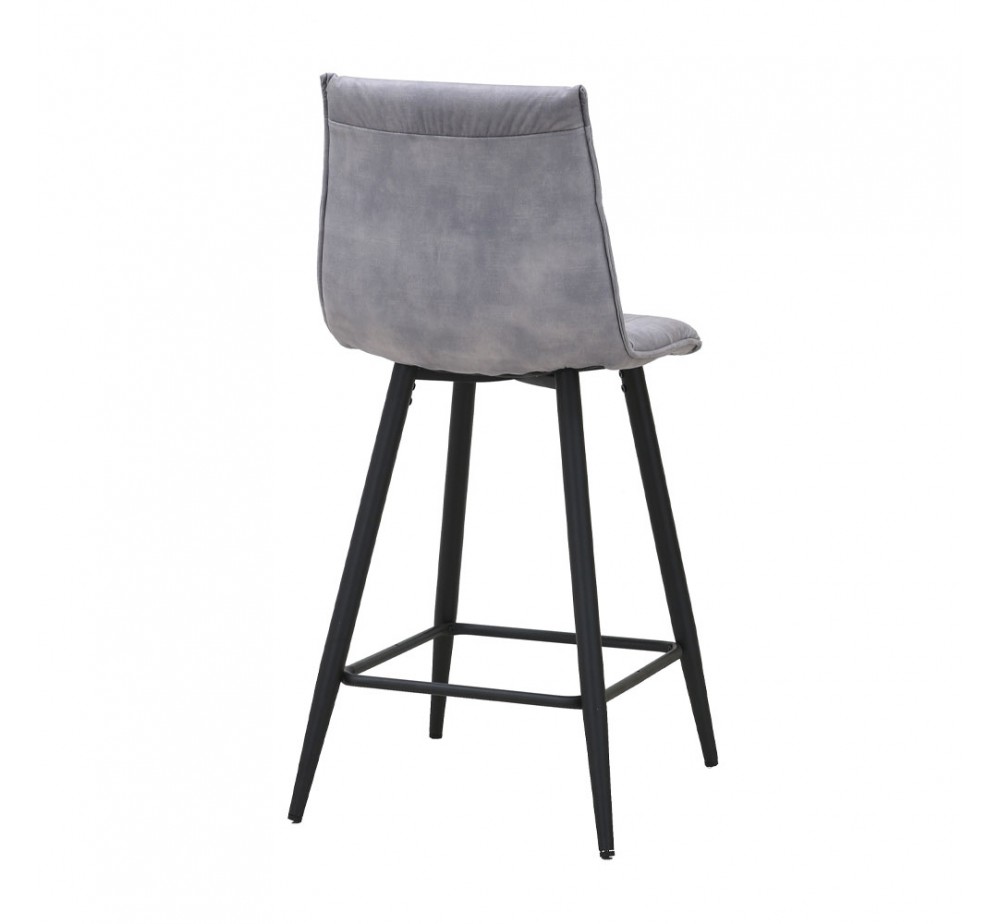 LINEA ΣΚΑΜΠΟ BAR ΓΚΡΙ SILVER 42x51xH84cm