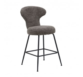 FUNGO ΣΚΑΜΠΟ BAR ΓΚΡΙ 51x55xH97cm