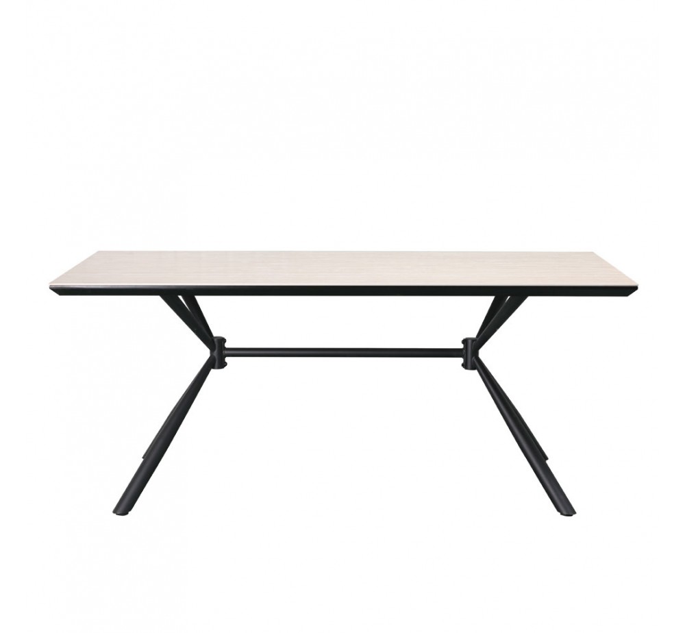 SAHARA ΤΡΑΠΕΖΙ BEIGE ΜΕ ΟΨΗ ΜΑΡΜΑΡΟΥ 180x90xH76cm