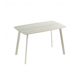 JOIN ME ΤΡΑΠΕΖΙ BEIGE ΜΕ ΟΨΗ ΜΑΡΜΑΡΟΥ 120x70xH76,5cm