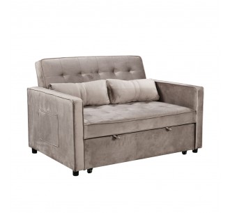 SOLUTION SOFA BED 2SEAT MUSHROOM 133x94xH87cm