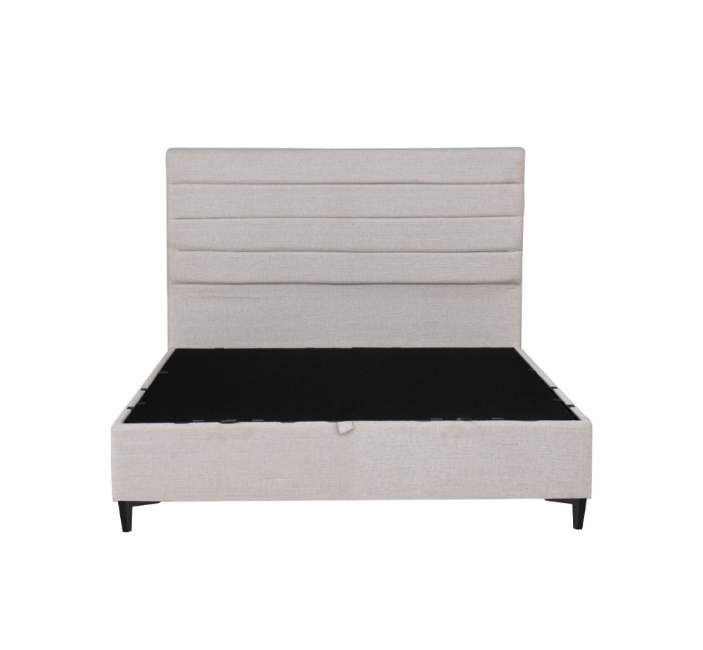 STRATTA ΚΡΕΒΑΤΙ ΜΕ ΑΠΟΘΗΚ. ΧΩΡΟ (ΓΙΑ ΣΤΡΩΜΑ 120x200cm) OFF WHITE 06-900 127x208xH121cm
