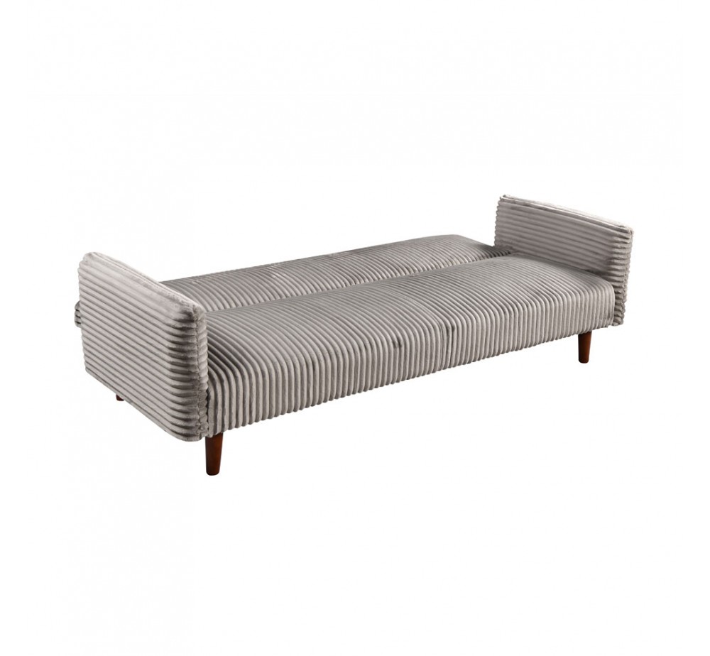 COTTLE ΚΑΝΑΠΕΣ ΚΡΕΒΑΤΙ 3ΘΕΣΙΟΣ ΓΚΡΙ ΑΝΟΙΧΤΟ 213x79xH73cm