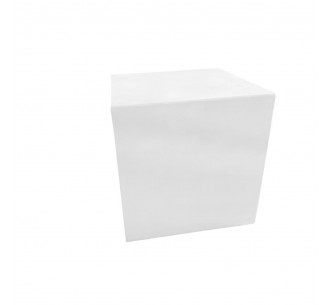 LITHOS SQUARE SIDE TABLE ΛΕΥΚΟ 55,5x55,5xH57cm