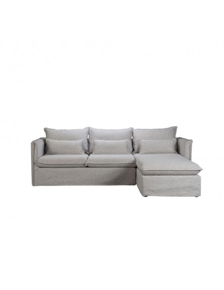 PROUD SOFA CORNER RIGHT GREY LIGHT PUENTE 80 258x180xH90cm