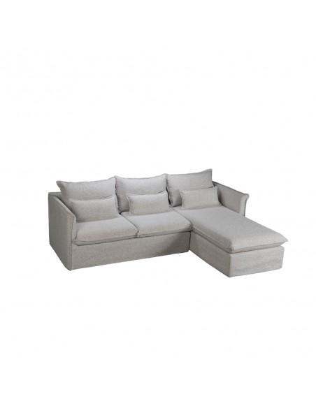 PROUD SOFA CORNER RIGHT GREY LIGHT PUENTE 80 258x180xH90cm