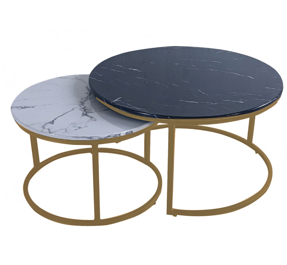 YANG coffee table set 2τμχ - 2 χρόνια εγγύηση | Avant Garde
