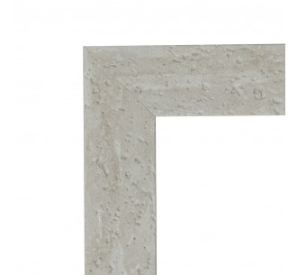LITHOS MIRROR WHITE BEIGE 65,8x1,5xH125,8cm