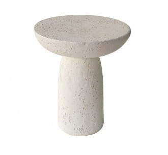 POROS SIDE TABLE BEIGE 40x40xH46,3cm