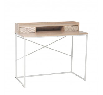 NAK ΓΡΑΦΕΙΟ 2ΣΥΡΤΑΡΙΑ SONOMA ΜΕ PATTERN 100x50xH88,5cm