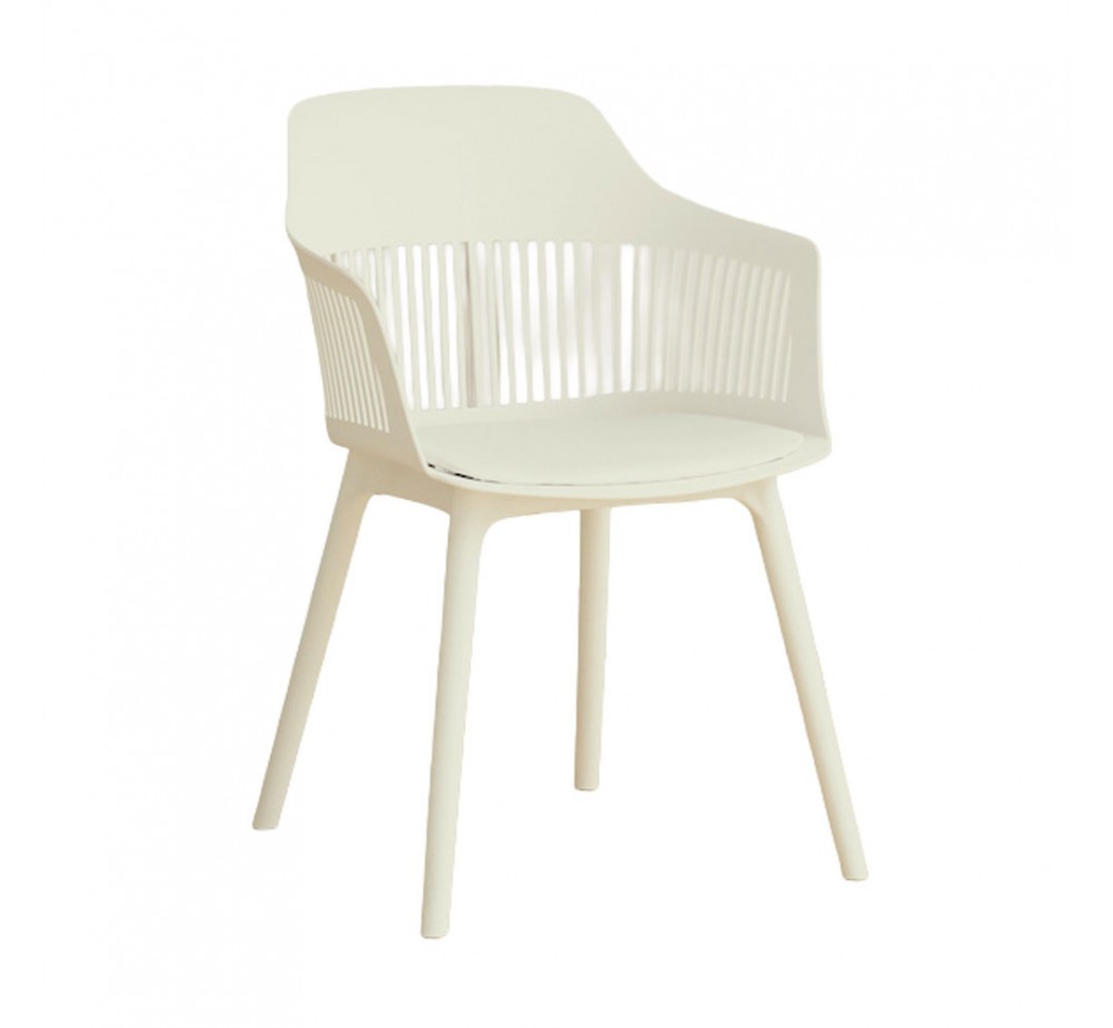 ARPA ΠΟΛΥΘΡΟΝΑ OFF WHITE 58x54,4xH77cm