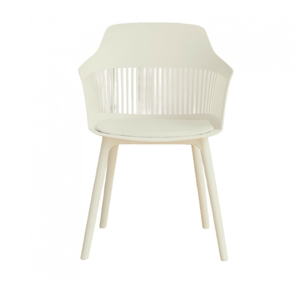 ARPA ΠΟΛΥΘΡΟΝΑ OFF WHITE 58x54,4xH77cm