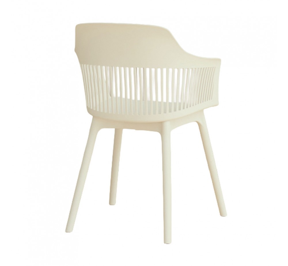 ARPA ΠΟΛΥΘΡΟΝΑ OFF WHITE 58x54,4xH77cm