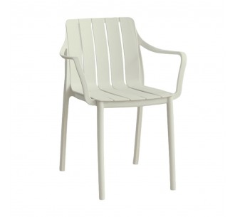 PORTO ΠΟΛΥΘΡΟΝΑ OFF WHITE 57x54,5xH80cm