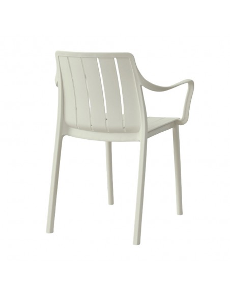 PORTO ΠΟΛΥΘΡΟΝΑ OFF WHITE 57x54,5xH80cm
