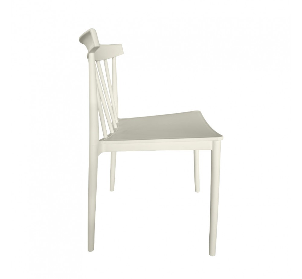 FLOW ΚΑΡΕΚΛΑ OFF WHITE 51x50xH76cm