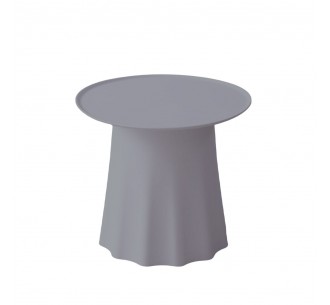 VOLANT SIDE TABLE ΓΚΡΙ ΑΝΟΙΧΤΟ 50x50xH45cm