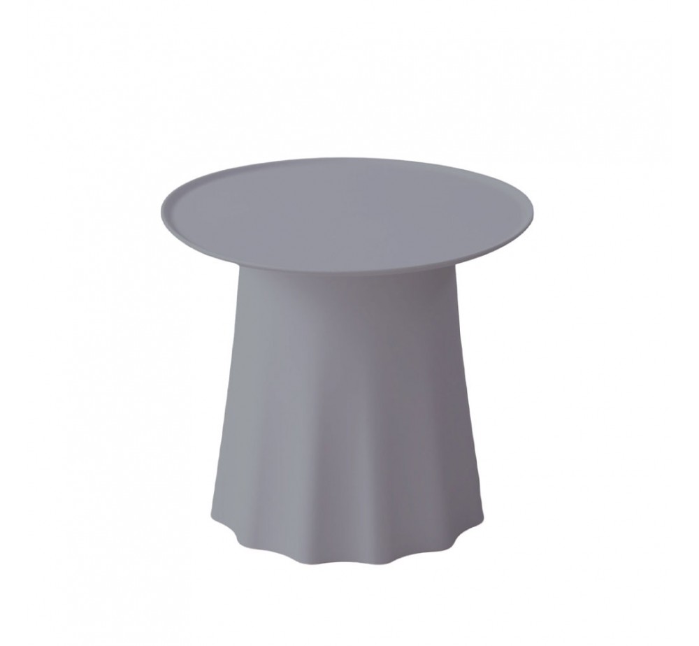 VOLANT SIDE TABLE ΓΚΡΙ ΑΝΟΙΧΤΟ 50x50xH45cm