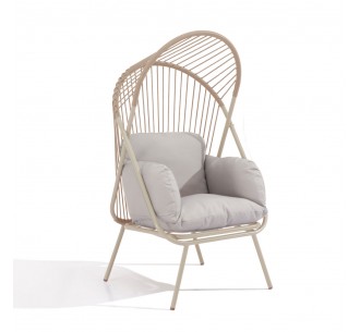SUN ΠΟΛΥΘΡΟΝΑ BEIGE 75x69xH135,5cm