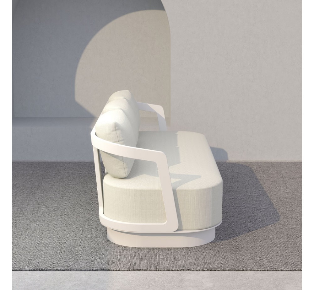 TORRE ΣΑΛΟΝΙ SET 1+2+2 OFF WHITE 198x81xH66cm