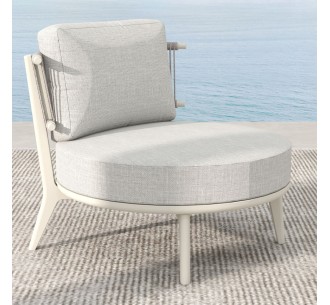 LA LUNA ARMCHAIR OFF WHITE 80x87xH68cm