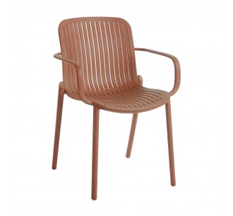BRIO ARMCHAIR TERRACOTTA 58x56,5xH82cm