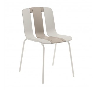 ART CHAIR BEIGE OFF WHITE 52x44xH80cm