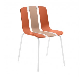 ART CHAIR TERRACOTTA MOCCA 52x44xH80cm