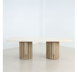 PORTO ΤΡΑΠΕΖΙ ΛΕΥΚΟ 240x110xH80cm