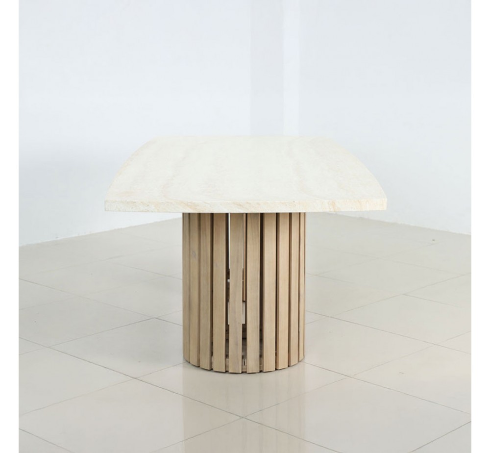 PORTO ΤΡΑΠΕΖΙ ΛΕΥΚΟ 240x110xH80cm