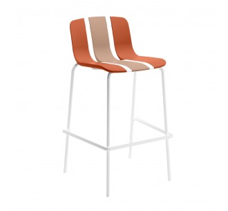 ART ΣΚΑΜΠΟ BAR TERRACOTTA MOCCA 51x44xH105cm