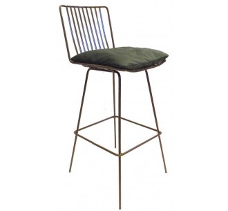 Novak metal bar stool