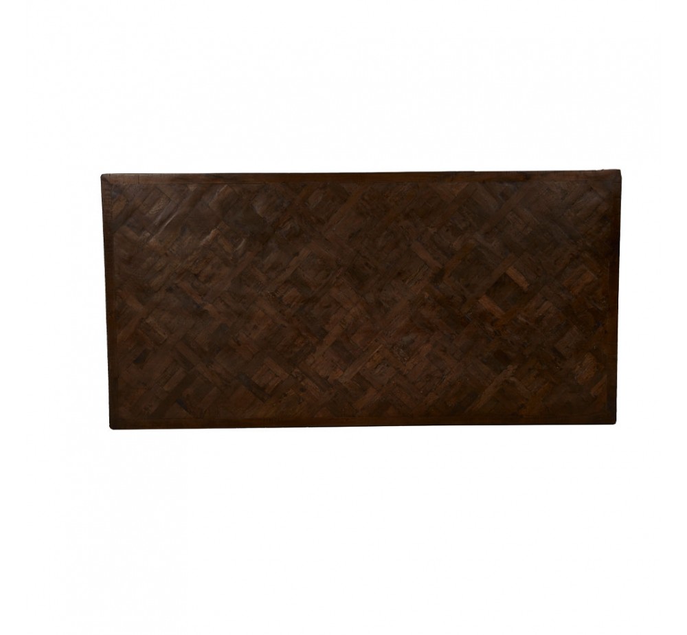 MAIANDROS ΤΡΑΠΕΖΙ ΚΑΦΕ ΣΚΟΥΡΟ 200x100xH76cm