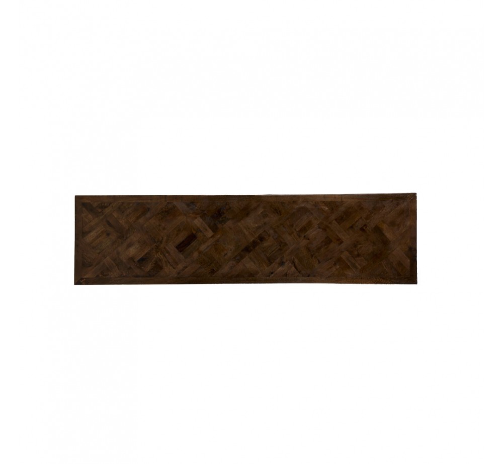 MAIANDROS ΠΑΓΚΑΚΙ ΚΑΦΕ ΣΚΟΥΡΟ 170x45xH45cm