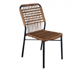 PANAMA 2 ΚΑΡΕΚΛΑ ΚΑΦΕ ΦΥΣΙΚΟ 45x58xH83cm
