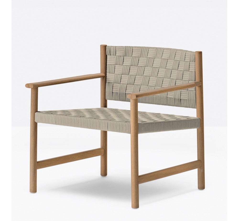 Griante 3809 Wooden Lounge Armchair| Pedrali