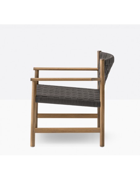 Griante 3809 Wooden Lounge Armchair| Pedrali