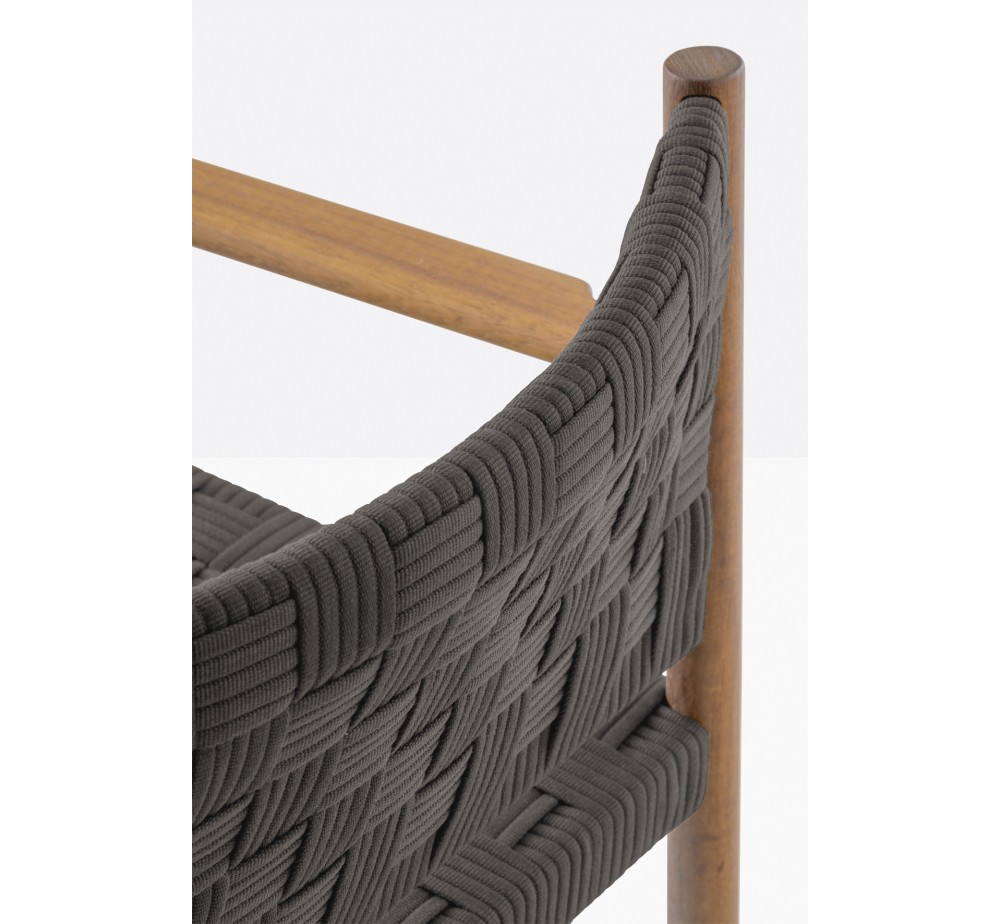 Griante 3809 Wooden Lounge Armchair| Pedrali
