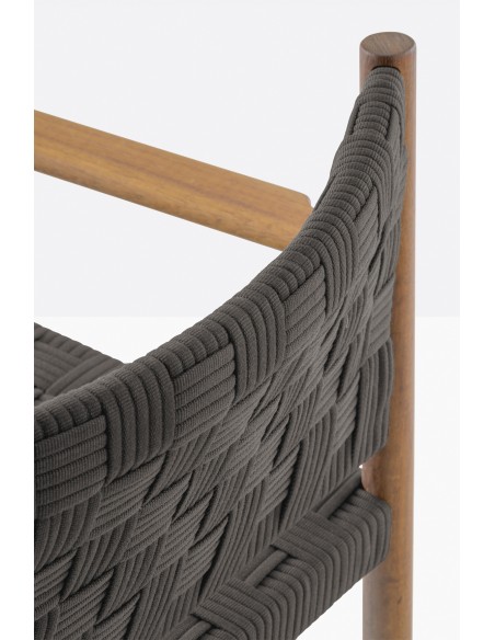 Griante 3809 Wooden Lounge Armchair| Pedrali