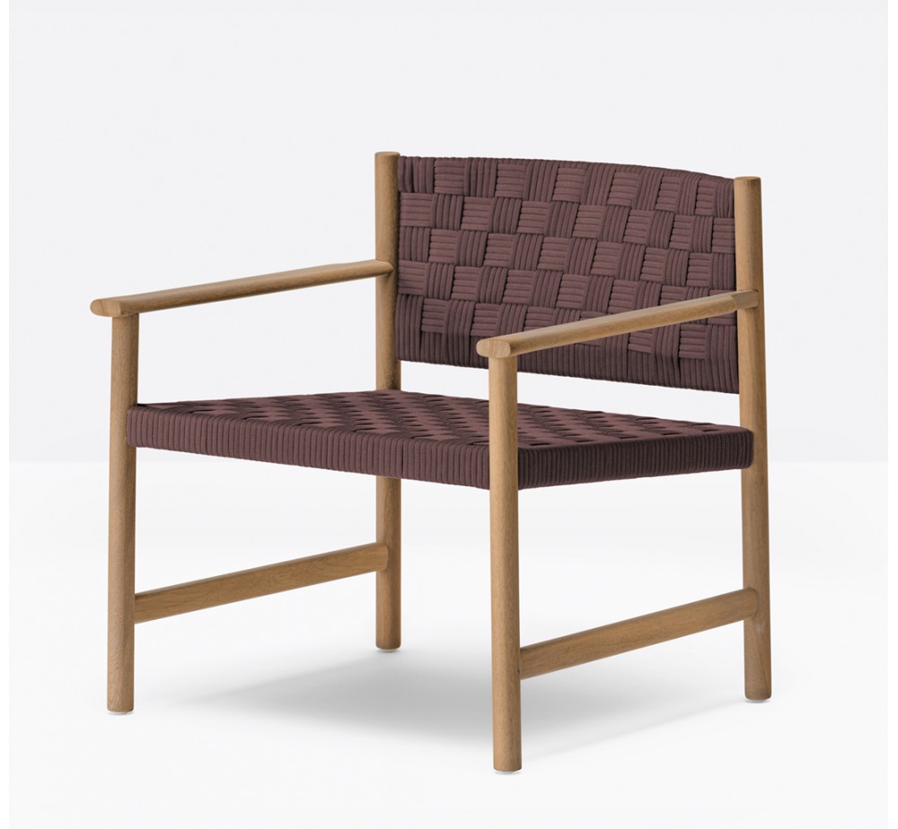 Griante 3809 Wooden Lounge Armchair| Pedrali