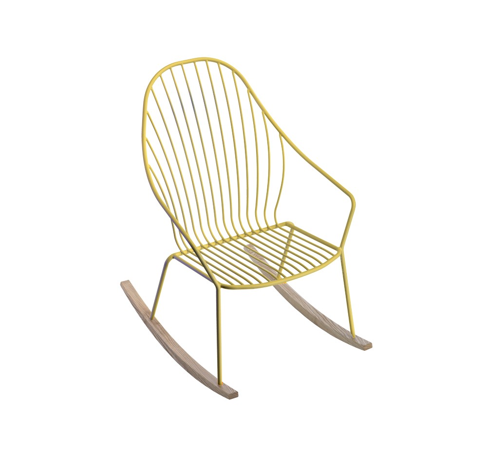 Amitha Rocking Lounge Armchair by Gaber | Avant Garde
