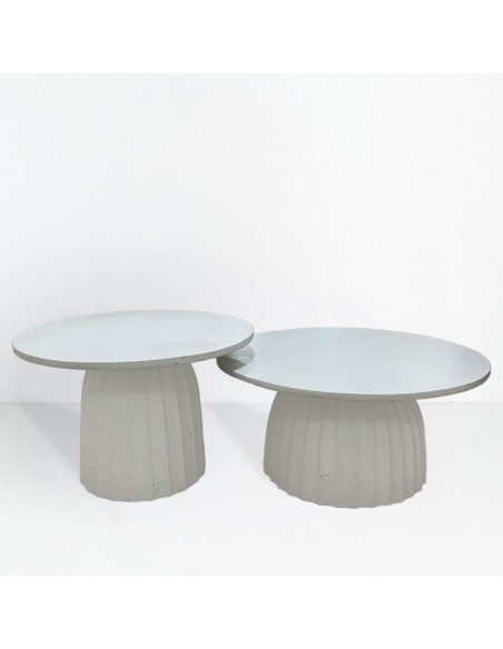 TOLEDO COFFEE TABLE WHITE WITH PATTERN 60x60xH38cm